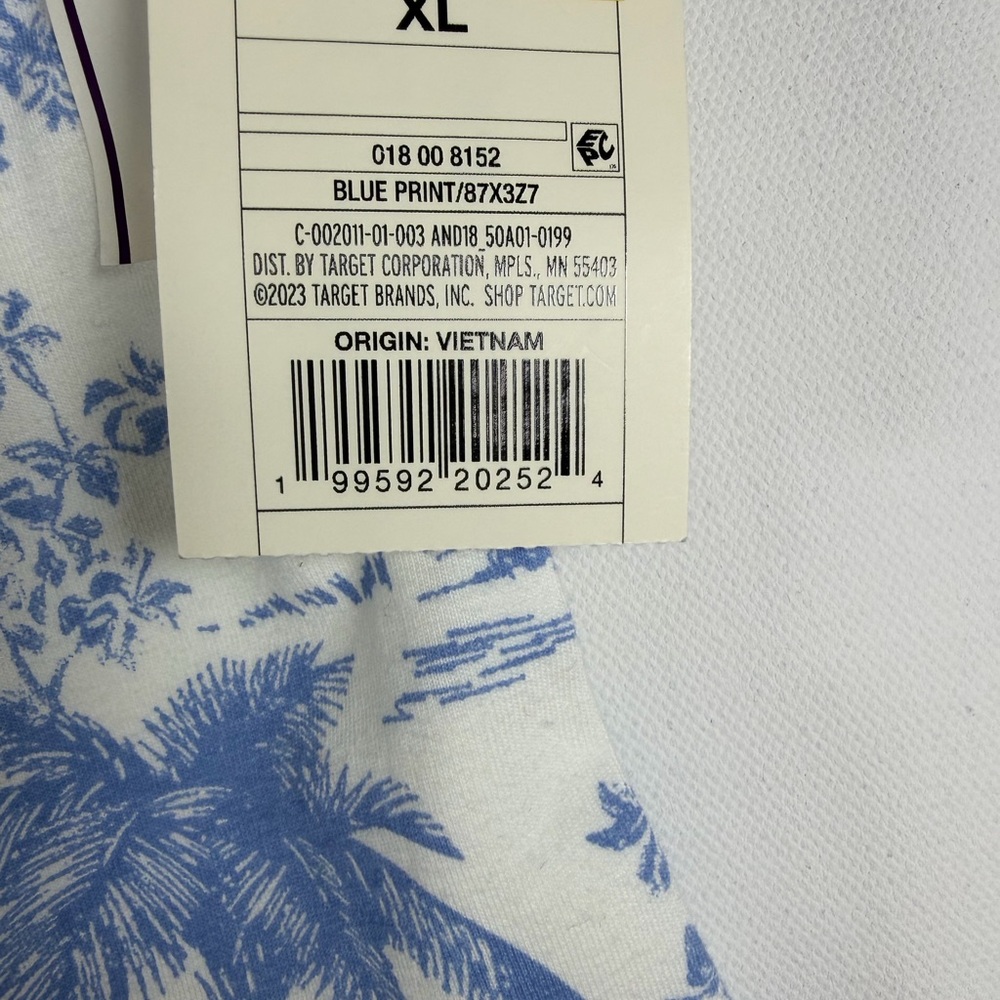 A New Day™ Women's Sculpt Square Tank Top - Blue Toile XL - Picture 8 of 12